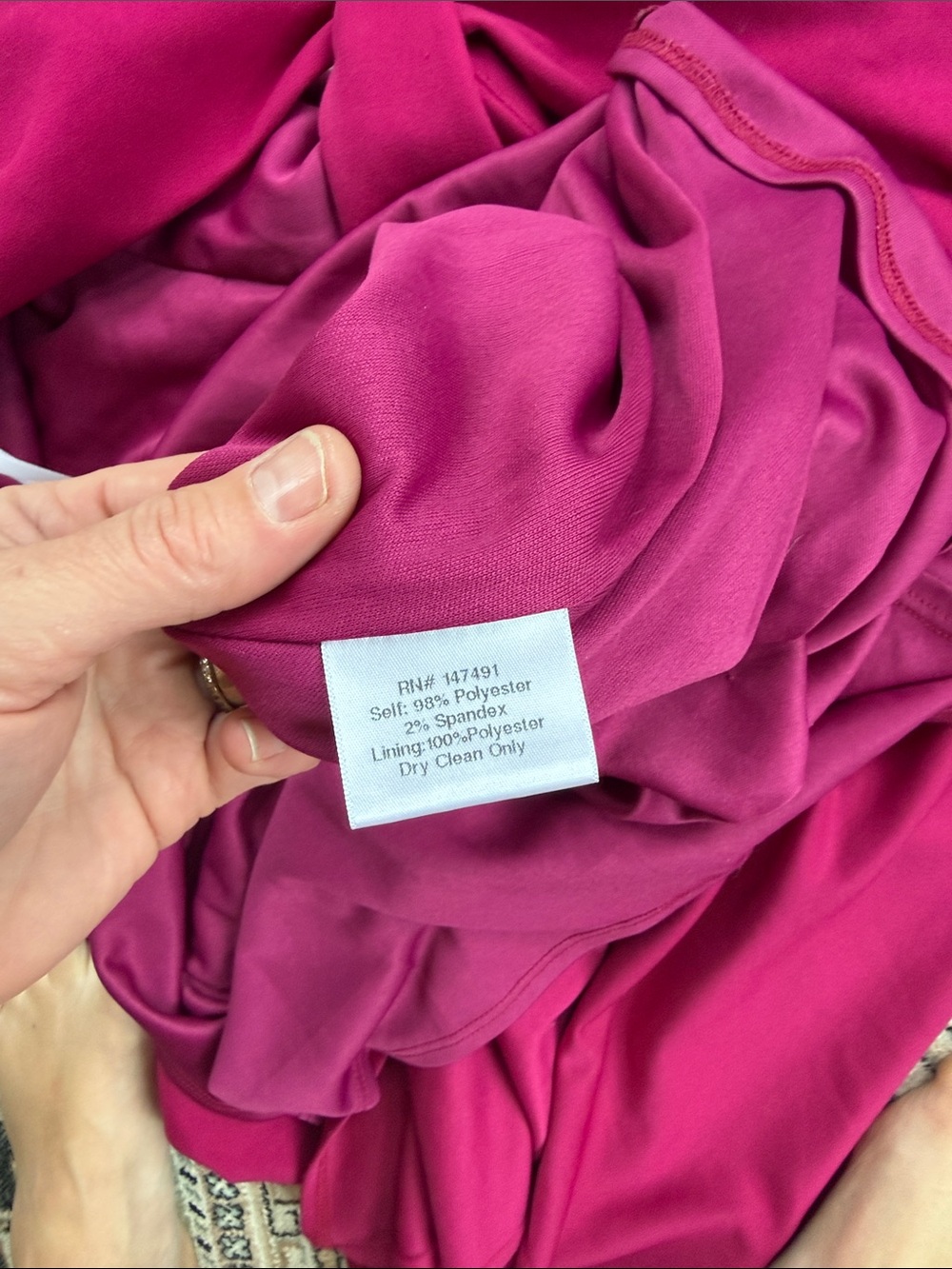 Katie May Edgy Pink Magenta Fuchsia One-Shoulder Maxi Dress NWT, L - Picture 7 of 7